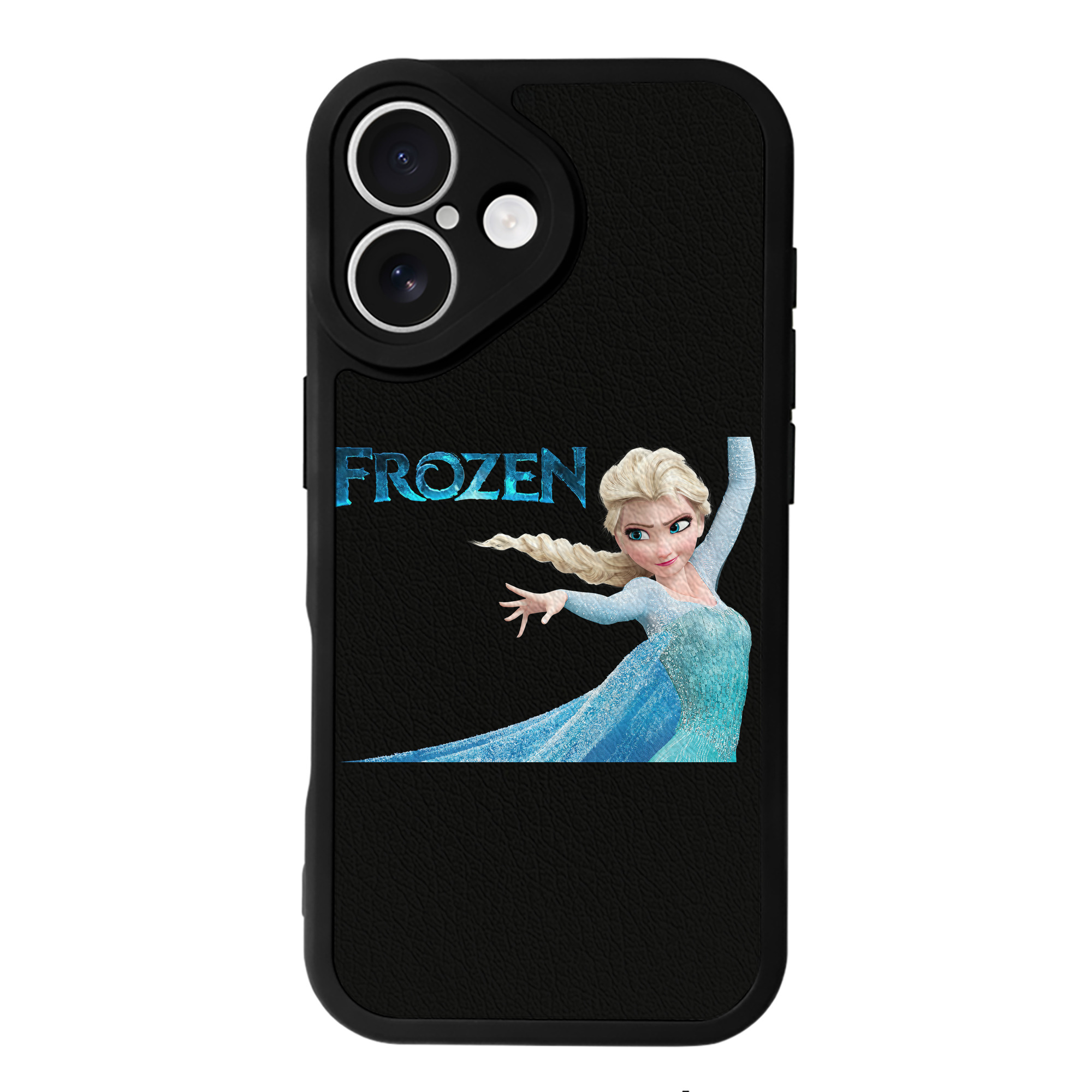 （画像用） アナと雪の女王 アンナ エルサ Frozen Anna Elsa 【iPhone 16シリーズ対応】シリコンスマホケース（レザー調） 材質：シリコン